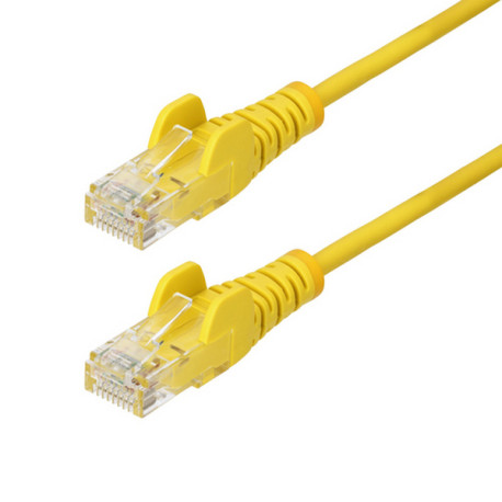 StarTech.com Cavo Ethernet CAT6 Giallo da 10m- Patch UTP con Plug RJ45 Antigroviglio e Rilievi di Trazione, Cavo Lan Slim in Ra