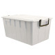 Contenitore Foodbox con coperchio - 58x38x38 cm - 60 L - PPL riciclabile - bianco - Mobil Plastic