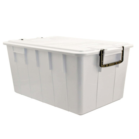 Contenitore Foodbox con coperchio - 58x38x38 cm - 60 L - PPL riciclabile - bianco - Mobil Plastic