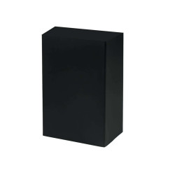Contenitore gettacarte Bob Color - 30 x 20 x 70 cm - 42 L - metallo - nero - Medial