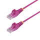 StarTech.com Cavo Ethernet CAT6 Rosa da 15m- Patch UTP con Plug RJ45 Antigroviglio e Rilievi di Trazione, Cavo Lan Slim in Rame