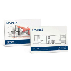 Album Favini 2 - 24 x 33 cm - 110 gr - 20 fogli - ruvido - Favini