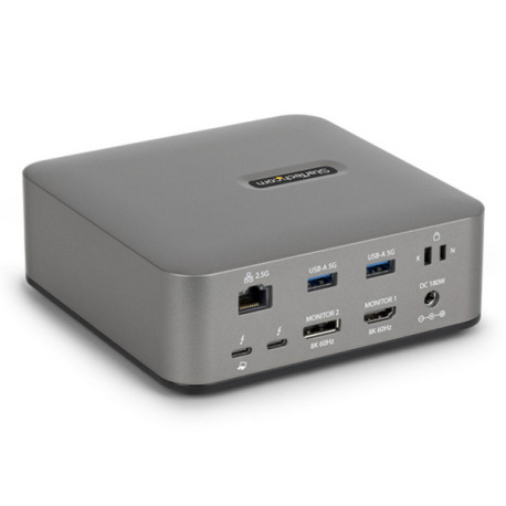 StarTech.com Docking Station Thunderbolt 5 Universale, Hub Multi-Display, 8K 60Hz o 4K 144Hz, Potenza di Banda 120Gbps, PD 140W
