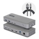 StarTech.com Docking Station USB-C Dual Monitor, HDMI 4K 60Hz, Ricarica Laptop 100W, Ethernet 1GbE, Senza Driver, Dock Multi-Mo