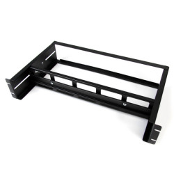 StarTech.com Kit guide DIN per montaggio a rack regolabile con guide tipo G/mini/profilo top-hat, Guida per scaffale, Acciaio, 