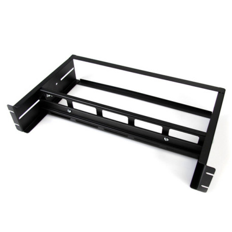 StarTech.com Kit guide DIN per montaggio a rack regolabile con guide tipo G/mini/profilo top-hat, Guida per scaffale, Acciaio, 