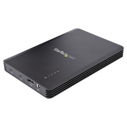 StarTech.com M2E4BTB3, Box esterno SSD, M.2, M.2, 40 Gbit/s, Collegamento del dispositivo USB, Nero