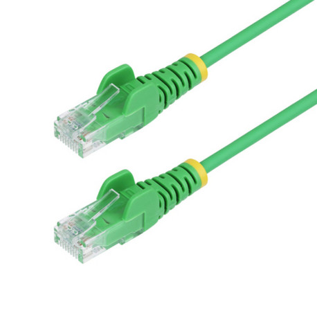 StarTech.com N6PAT25CMGNS, 0,25 m, Cat6, U/UTP (UTP), RJ-45, RJ-45, Verde