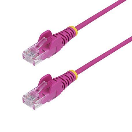 StarTech.com N6PAT25CMPKS, 0,25 m, Cat6, U/UTP (UTP), RJ-45, RJ-45, Rosa