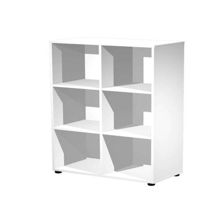Contenitore Maxi Rainbow - 6 caselle a giorno - 80 x 40 x 120,6 cm - bianco