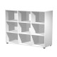 Contenitore Maxi Rainbow - 9 caselle a giorno - 119 x 40 x 120,6 cm - bianco