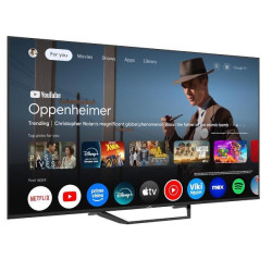 Televisore Smart Tech 65" QLED 4K con Google TV