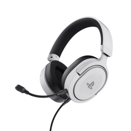 Trust GXT 498 Forta, Cablato, Gaming, 20 - 20000 Hz, 269 g, Auricolare, Nero, Bianco