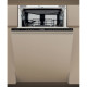 Whirlpool Lavastoviglie 45 cm, classe C, 11 coperti, terzo cesto fisso, A scomparsa totale, Compatta (45 cm), Pulsanti, 1,3 m, 