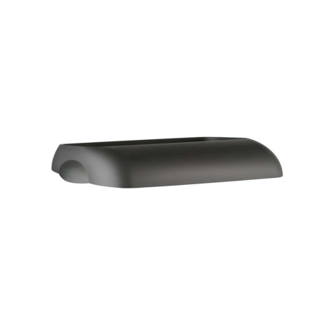 Coperchio per cestino gettacarte Soft Touch - 33,5x22,5x9 cm - 23 L - nero - Mar Plast