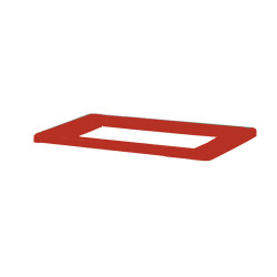 Coperchio per contenitore Bob Color - 30 x 20 x 3,5 cm - rosso - Medial