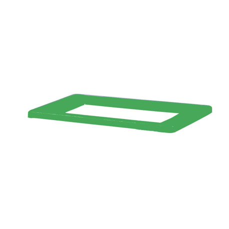 Coperchio per contenitore Bob Color - 30 x 20 x 3,5 cm - verde - Medial