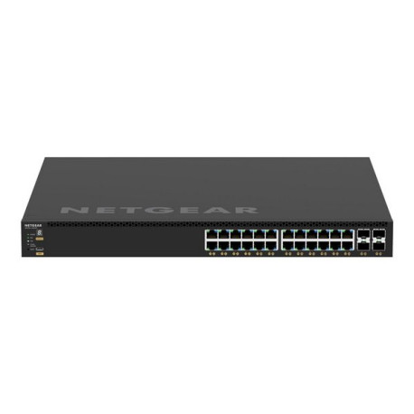NETGEAR M4350 Series M4350-24G4XF - Switch - L3 - gestito - 24 x 10/100/1000 (PoE+) + 4 x SFP+ - flusso d'aria da anteriore a p
