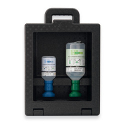 Armadietto Lavaggio Oculare di Emergenza Portatile cm 29 x 37 (42 con manico) x 14