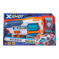 Zuru X-Shot Excel - Blaster per dardi in schiuma Xcess - 6 dardi