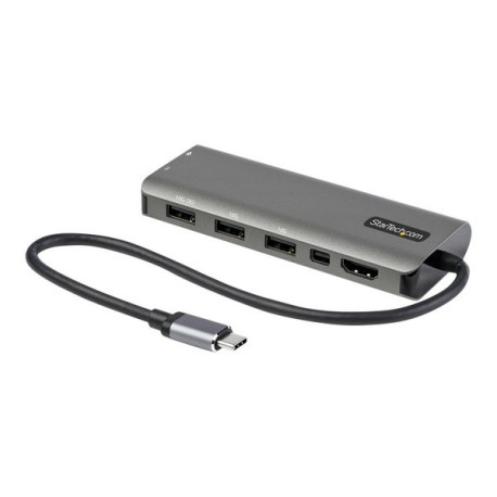 StarTech.com Adattatore multiporta USB-C a HDMI o Mini DisplayPort 4K 60 Hz - Mini Dock USB Type C - Convertitore USB C con HUB