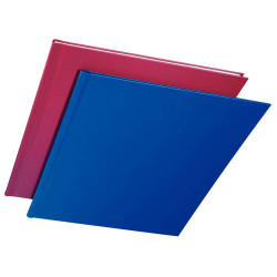 Copertine Impressbind - rigide - 10,5mm - finitura lino - blu - Leitz - scatola 10 pezzi