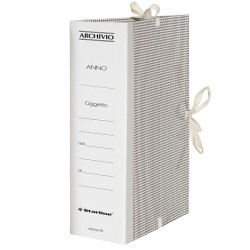 Faldone - lacci incollati - tela - 35 x 25 cm - dorso 8 cm - Starline