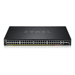 Zyxel XGS2220 Series XGS2220-54FP - Switch - L3 access, NebulaFLEX Cloud, 960 W - gestito - 48 x Gigabit Ethernet + 6 x 10 Giga