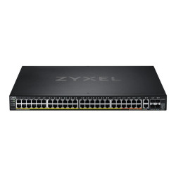 Zyxel XGS2220 Series XGS2220-54HP - Switch - 48-port GbE L3 access, NebulaFLEX Cloud, with 6 10G uplink - gestito - 40 x 10/100