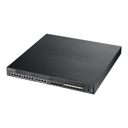 Zyxel XS3700-24 - Switch - L2+ - gestito - 8 x 10GBase-T + 12 x 10 Gigabit SFP+ + 4 x SFP+ 10 Gigabit combo - montabile su rack