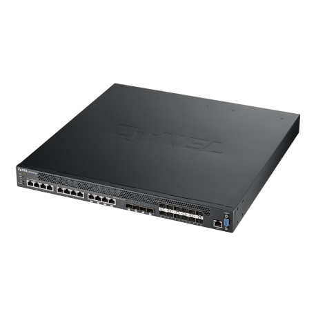 Zyxel XS3700-24 - Switch - L2+ - gestito - 8 x 10GBase-T + 12 x 10 Gigabit SFP+ + 4 x SFP+ 10 Gigabit combo - montabile su rack