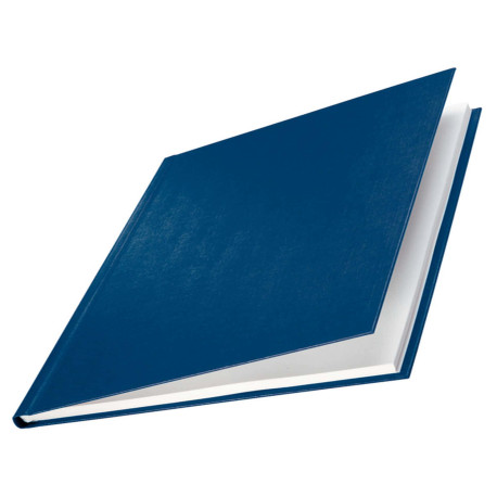 Copertine Impressbind - rigide - 3,5 mm - finitura lino - blu - Leitz - scatola 10 pezzi