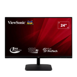 24 Frameless FHD SuperClear IPS LED Monitor with VGA HDMI DisplayPort and speakers