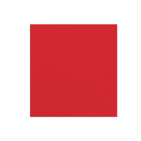 Copertine per rilegatura - A4 - cartoncino groffrato semilpelle - 250 gr - rosso - Fellowes - conf.100 pezzi