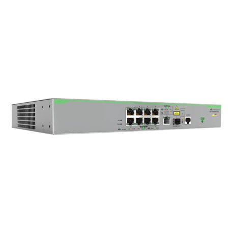 Allied Telesis CentreCOM FS980M/9PS - Switch - L3 - gestito - 8 x 10/100 (PoE+) + 1 x SFP Gigabit combo (uplink) - montabile su