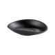 Coppetta in melamina - 13 x 11 x 3,5 cm - nero - Leone