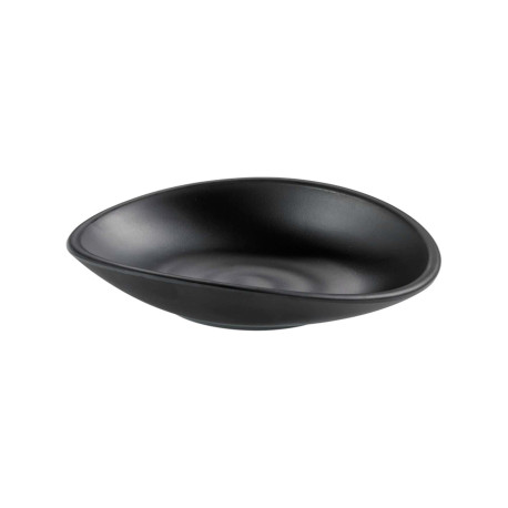 Coppetta in melamina - 13 x 11 x 3,5 cm - nero - Leone