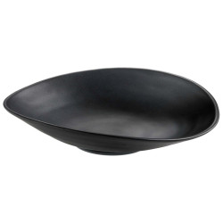 Coppetta in melamina - 18 x 15 x 5,5 cm - nero - Leone