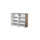 Coppia Prestige - mobili medio alti a giorno - 162,8 x 43 x 158,2 cm - ciliegio arabis