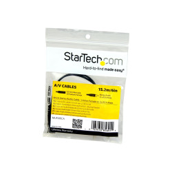 StarTech.com Cavo Adattatore Audio Stereo con presa mini Jack Femmina da 3,5mm a 2 RCA Maschio da 15cm - Cavo audio - RCA x 2 m