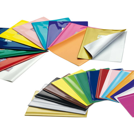 Coprimaxi Gold - 21 x 30 cm - PVC - 300 mic - c/alette - laccato - nero - Colorosa