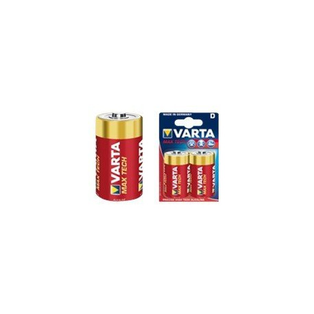 Varta Max Tech - Batteria 2 x D - Alcalina