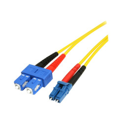 StarTech.com Cavo patch duplex in fibra modalità singola LC-SC 4 m (SMFIBLCSC4) - Cavo patch - modalità singola SC (M) a modali
