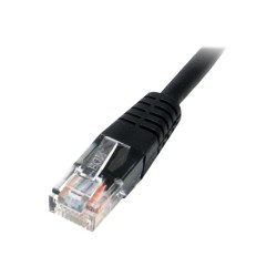 StarTech.com Cavo patch UTP Cat5e RJ45 modellato da 15 m - Cat5e  nero- Cavo patch Ethernet  (M45PAT15MBK) - Cavo patch - RJ-45