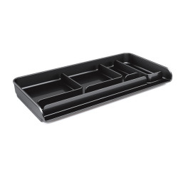 Vaschetta portacancelleria Mydesk - 26,1x12,5x2,8 cm - nero - Arda