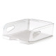 Vaschetta portacorrispondenza - Maxi - 34,5x27,8x11 cm - cristallo - Arda