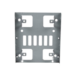 StarTech.com Staffa per doppio HDD da 2,5" a 3,5” per dischi rigidi SATA - Staffa per 2 dischi da 2,5" a 3,5” per montaggio in 
