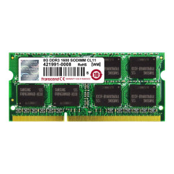 Transcend - DDR3 - modulo - 8 GB - SO DIMM 204-pin - 1600 MHz / PC3-12800 - CL11 - 1.5 V - senza buffer - non ECC - per ASUS K9
