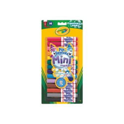 Crayola Pip-Squeaks Mini - Marcatore - colori assortiti (pacchetto di 14)