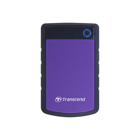 Transcend StoreJet 25H3P - HDD - 2 TB - esterno (portatile) - 2.5" - USB 3.0 - porpora brillante